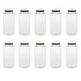 thumbnail image 1 of Plastic Sports Water Bottles with Flip Lid 38 oz. Set of 10, Bulk Pack - Great for Gym, Hiking, Cycling, Camping, Backpacking, School - Clear, 1 of 5