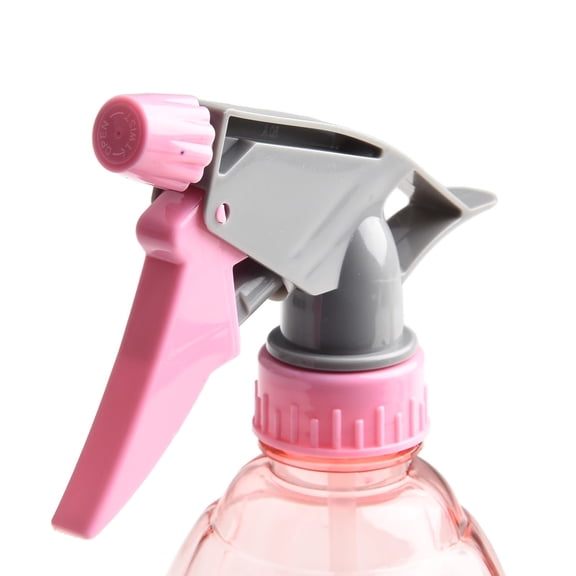 Plastic Spray Bottle Cleaning Hand Garden Empty Trigger 500ml Red Smile Home