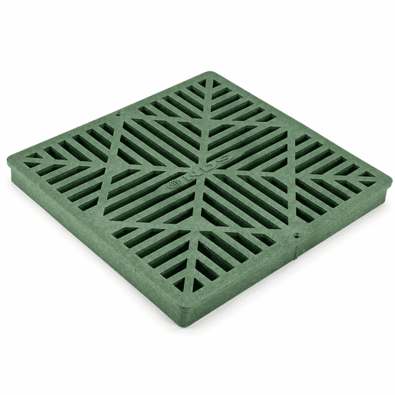 Plastic Square Catch Basin Drain Grate with Diamond Pattern for Surface Water Drainage