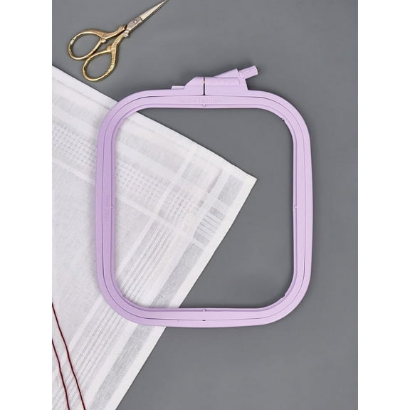 Plastic Square Hoop Nurge 170-14 Pastel Lilac