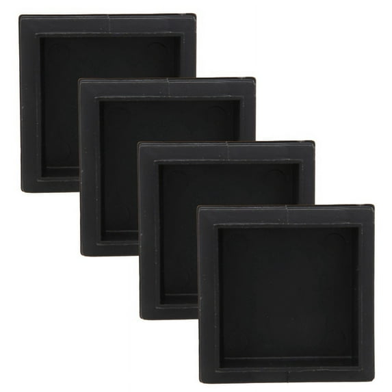 Plastic Square Tubing Tube Insert Blanking End Caps 50mm 2 inch 4 Pcs pwm25