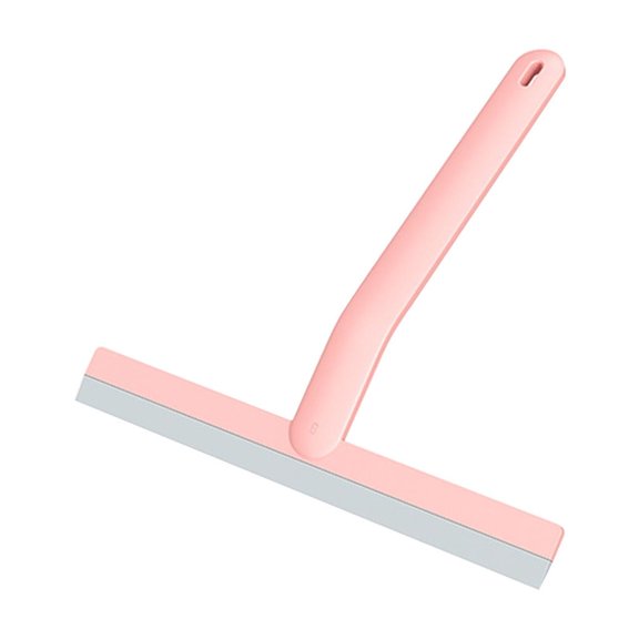 Plastic Squeegee with Soft Silicone Edge, Blue 9.84"x9.84" - Glass Cleaning Wiper for Shower, Window, Mirror, Countertop, Tile, and Car Windshield