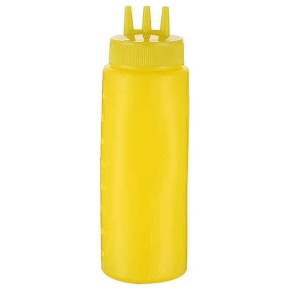 Plastic Squeeze Squirt Condiment Bottles with Twist On Cap Lids 300/400/650ml Kitchen Squeezing Bottle Condiment Vinegar Sauce Ketchup Dispenser
