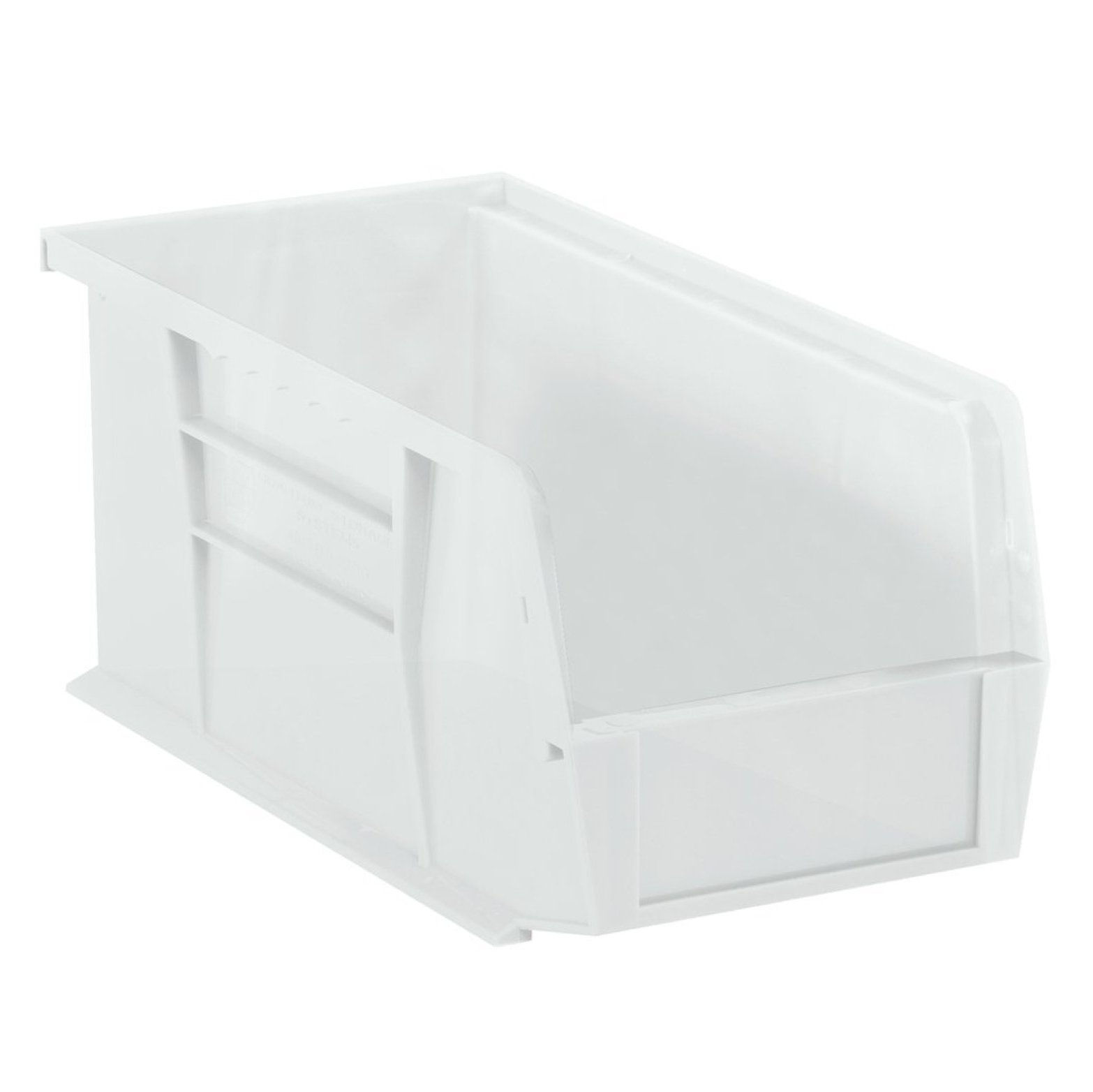 Plastic Stack/Hang Storage Bin Containers, 107/8 x 51/2 x 5 Inches