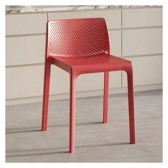 Plastic Stack Stools Kitchen Stool Stackable Dining Chair Padded Counter Bar Stools Portable Chair for Vanity Bedroom Lightweight Event Chairs
