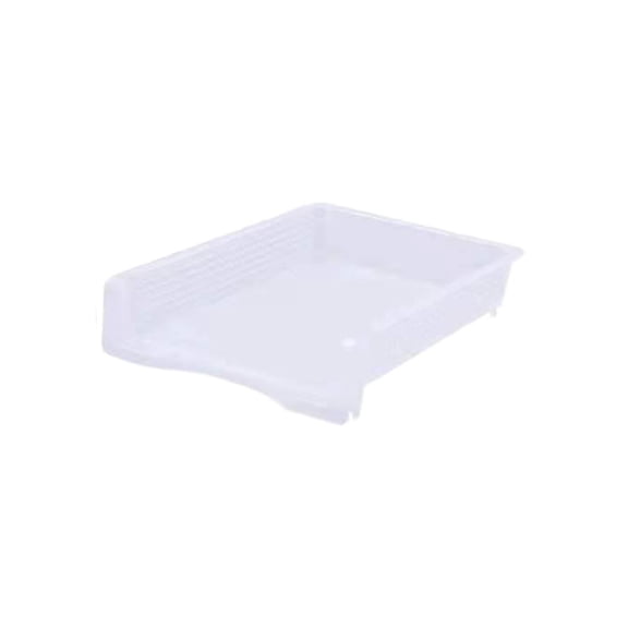 Plastic Stackable Paper Letter Tray,Small File Box,Desktop Document Organizer,File Organizer,Mail & Document Storage,Plastic Storage Rack,Stackable Desk Tray Holder for Paper Storage,Clear