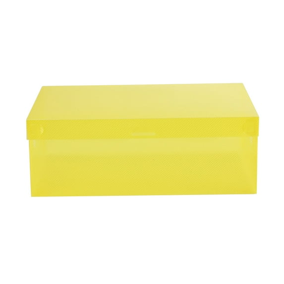 Plastic Stackable Shoe Box Set, Foldable Shoe Storage Container, Clear & Sturdy Plastic Organizer For Closet, Sneaker Bins, Shoe Rack Box, Transparent, Portable Stacking Shoe Boxes Front Open