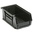 thumbnail image 1 of Global Industrial SB473BK Plastic Hang & Stack Bin, Black - 7.375 x 4.125 x 3 in., 1 of 4
