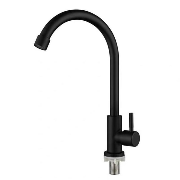 Plastic Steel Kitchen Faucet Water Purifier Single Lever Hole Tap Cold