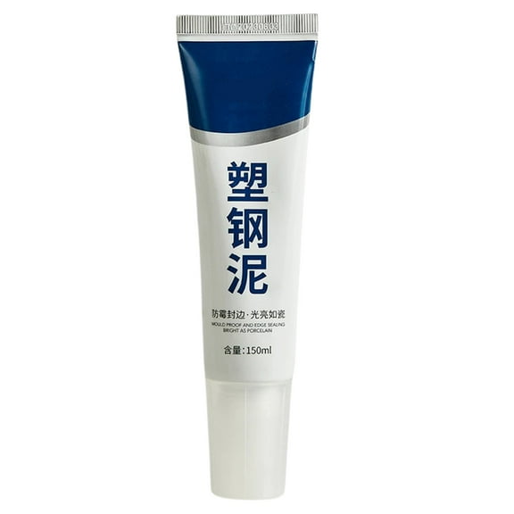 Plastic Steel Putty White Waterproof Sealant Caulking Glue For Kitchen Bathroom Toilet Sink Anti Mold Edge Sealing 150Ml 5.07Oz 0.31Lb 1Pc