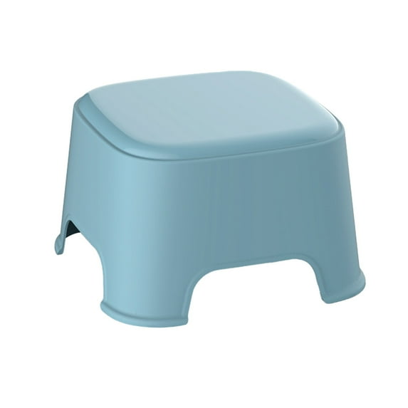 Plastic Step Stool for Kids and Adults - Lightweight Heavy-Duty Plastic Shower Stools & Bath Stool with Anti-Slip Base, Compact Foot Stool for Bathroom, Home, Office