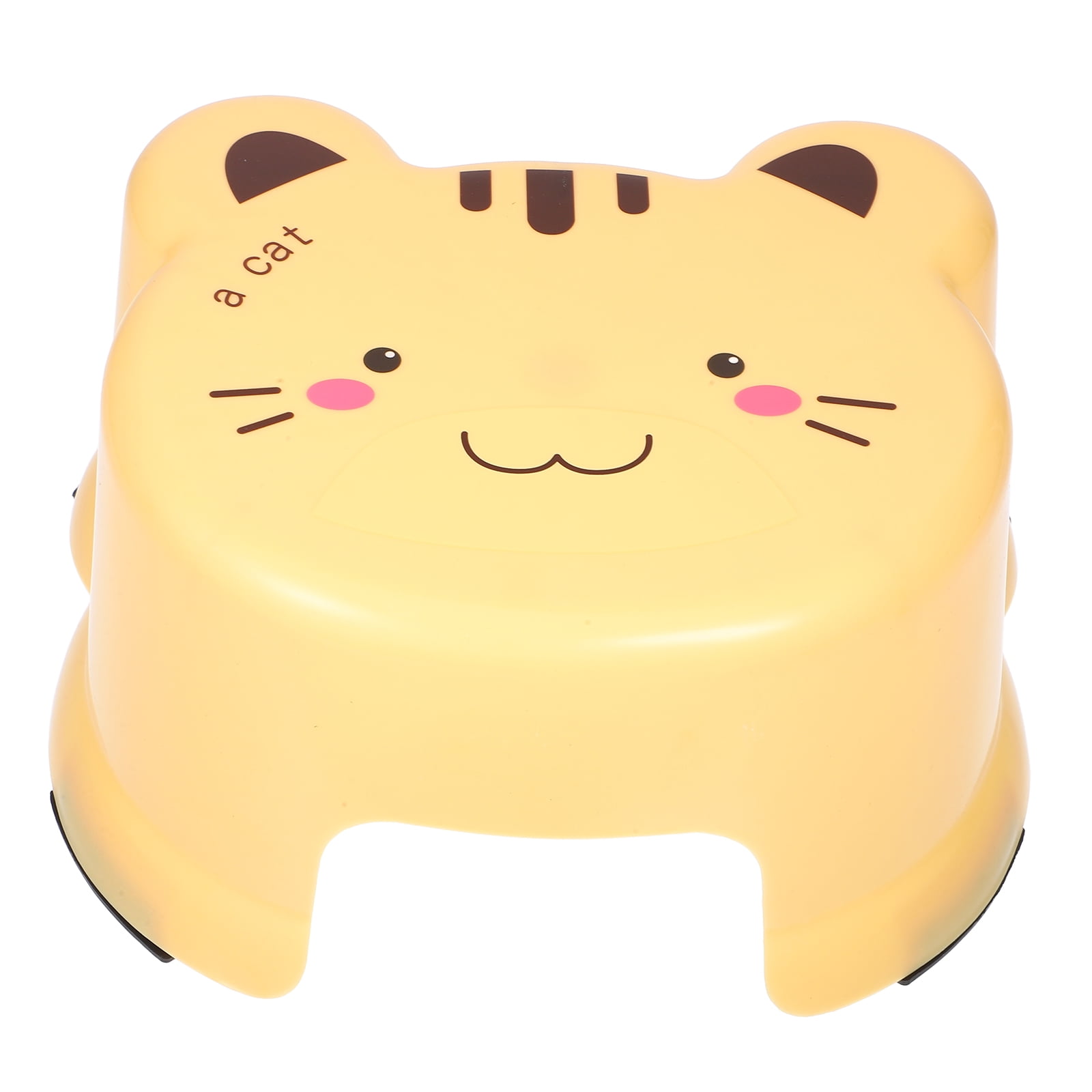 Plastic Step Stool Nursing Portable Toilet Shower Bench Elder Yellow