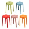 thumbnail image 1 of Plastic Stool Adult Thickened Bench Home Living Room Stacking Dining Table, 1 of 14