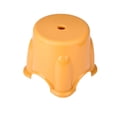 thumbnail image 1 of Plastic Stool, Mini Stackable Stool for Household Use, Lightweight Portable Seat with Anti-Slip Base for Bathroom Kitchen Camping, Reinforced Legs for Stability, Easy Storage Design in Yellow, 1 of 7