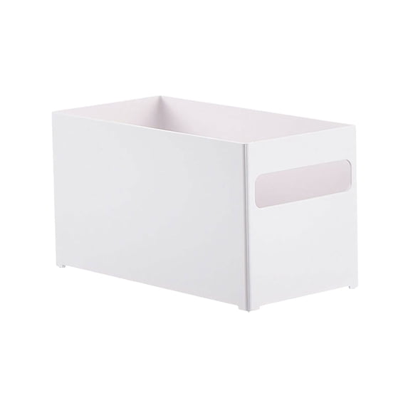 Plastic Storage Basket – Cabinet/Drawer Organizer for Kitchen & Bathroom – Slim, Tall Design for Snacks, Toiletries & Sundries – Durable, Long-Lasting