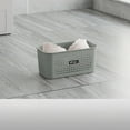 thumbnail image 1 of Plastic Storage Basket, Laundry Organizer with Handles for Bathroom, Small Storage Bin with Handles for Clothes and Towels, Compact Organizer for Dormitory Bedroom, 1 of 6