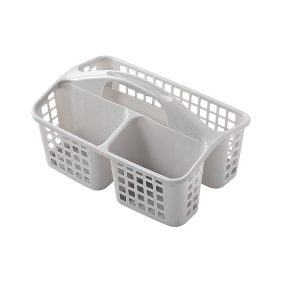 Plastic Storage Basket with Handle Portable Shower Caddy Tote Organizer Basket Bin for Bathroom Kitchen Dorm Room Bedroom