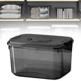 thumbnail image 1 of Plastic Storage Bin with Lid & Handle,5.5 Quart Clear Lidded Latch Box,Stackable Organizer Container for Home, Closet, Shelf,Transparent Storage for Toys, Crafts, Tools & Supplies, 1 of 9