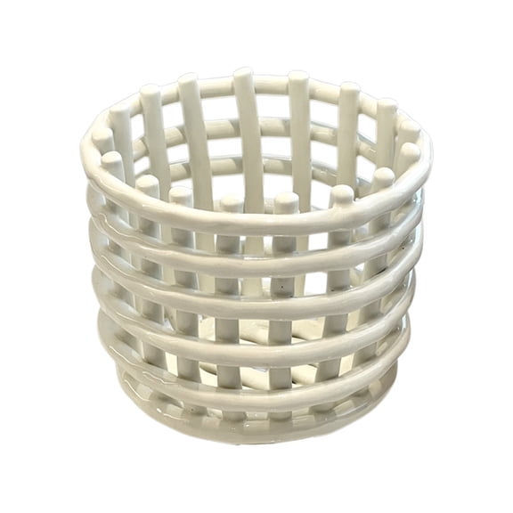 Plastic Storage Bin Organizer Bathroom Makeup Brush Holder Toothpaste Caddy, Open Hollow Mesh Toiletries Storage Bucket, Vanity Desk Cosmetic Organizer, Kitchen Utensil Container