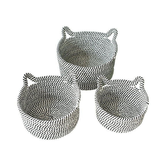 Plastic Storage Bins,Baskets for Organizing,Storage Baskets for Bathroom,Desktop Storage Set,Ear Storage Box Cosmetics,Sundries Key Woven Storage Basket,Kitchen Convenient Woven Storage Basket