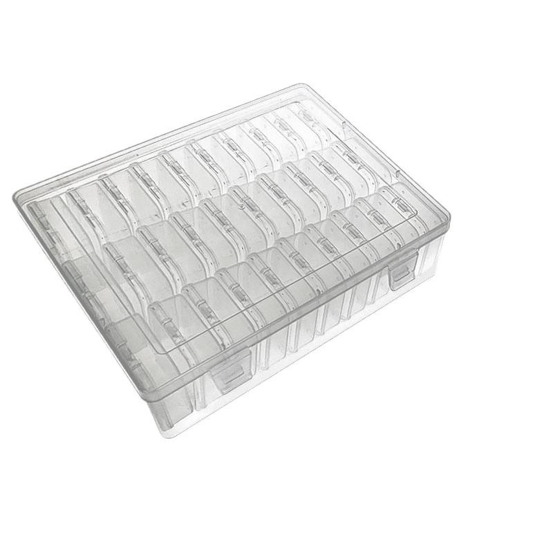 Plastic Storage Bins Premium Stackable Clear Plastic Storage Organizer ...