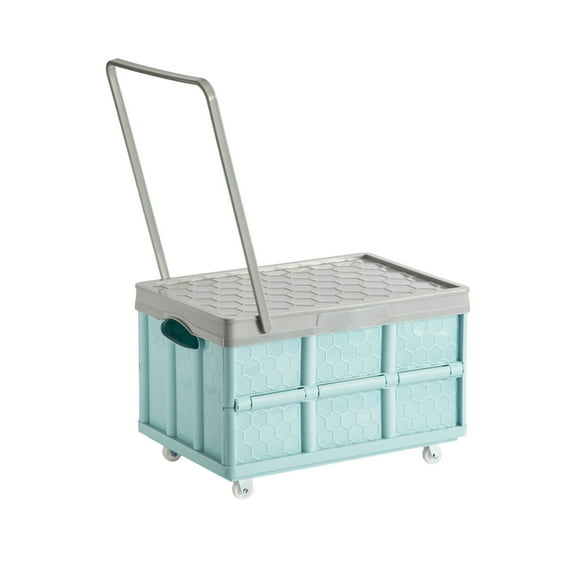 Plastic Storage Bins, Reinforced Foldable Moving Boxes with Lids, Large Capacity Closet Organizer for Bedding Clothes Toys, Collapsible Storage Container for Dorm Home Travel