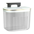 thumbnail image 1 of Plastic Storage Bins with Lids - Wall-Mounted Small Storage Bin for Kitchen and Bathroom, 9.64 x 5.70 x 7.87 in, 1 of 6