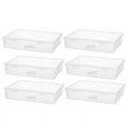 thumbnail image 1 of Plastic Storage Box, 7"x9"x2", 6 Pcs, 1 of 8