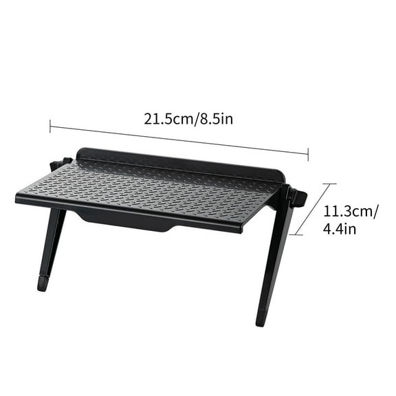 Plastic Storage Box Abs Material 21.5*11.3cm Tv Stand with Storage for Computer Router Set-Top Box Screen Bracket
