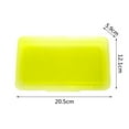 thumbnail image 1 of Plastic Storage Box with Flap Lid,Large Hard Plastic Pencil Box Transparent with Snap-tight Lid Pen Crayon Marker Holder Pouch Organizer Storage Container Office Art Craft Favors Supplies (yellow), 1 of 3