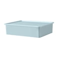 thumbnail image 1 of Plastic Storage Box with Lid, Stackable Drawer Organizer for Underwear, Socks and Accessories, Multi-Purpose Lidded Bin for Bedroom, Closet and Home Organization, 1 of 7