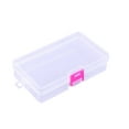 thumbnail image 1 of Plastic Storage Box, Portable Transparent Organizer Bins with Snap Lock, Stackable Heavy-Duty Organizing Containers for Closet, Bathroom, Offices, Ideal for for Jewelry, Beads, DIY Crafts, Reusable, 1 of 1