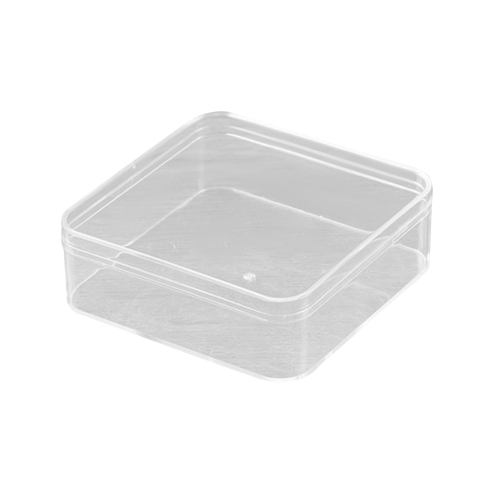 Rounded Transparent Box Plastic Storage Box Transparent Acrylic Square and Rounded Corner Cases ...