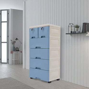 Homz 5 Drawer Medium Tower without Casters, set of 2 - Walmart.com