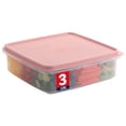 thumbnail image 1 of SIGNORAWARE 3 L Airtight Food Storage Container with Lid – Pink, 1 of 8