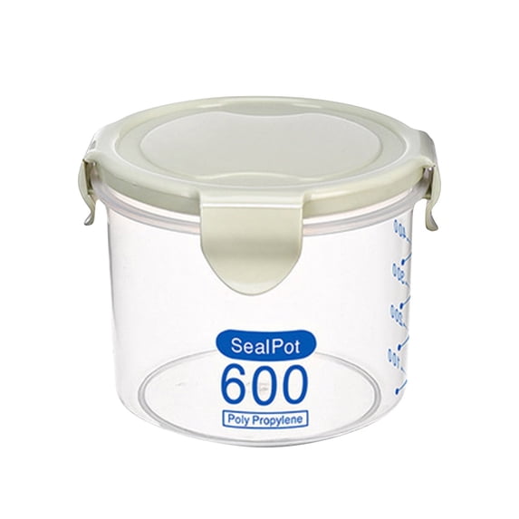 Plastic Storage Containers Airtight Cans Stackable Food Storage Boxes for Kitchen Refrigerator Organization - Sealed Containers for Leftovers, Snacks, Dry Goods, Meal Prep, Home Pantry Use
