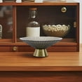 thumbnail image 1 of Kitchen Storage Containers Glass Fruit Bowl 10'' Pedestal Bowl Clear Round Fruit Bowl Decorative Serving Dish Dessert Display Stand Snacks Plate For Kitchen For Table Centerpiece, Kitchen Storage Cont, 1 of 3