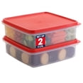 thumbnail image 1 of SIGNORAWARE 2‑Pack 3L Airtight Food Storage Containers – Leakproof, Red, 1 of 8