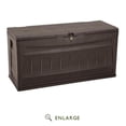 thumbnail image 1 of Plastic Storage Deck Box, Brown, 1 of 1