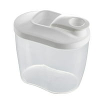 Plastic Storage Jars with airtight lid,Clear Kitchen Storage Containers Plastic Food Jar for Dry Food, Candy,Snack,Storage Organizer for Pantry,oddler Meal Prep Containers (Clear,4.72*3.34*5.51")