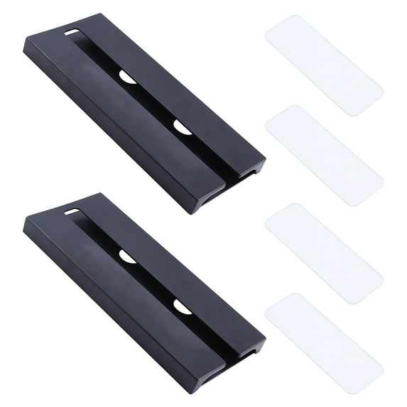 Plastic Storage Rack/Display for Red Wine Glass Display Rectangle Black 25.8x10.9x2.1cm