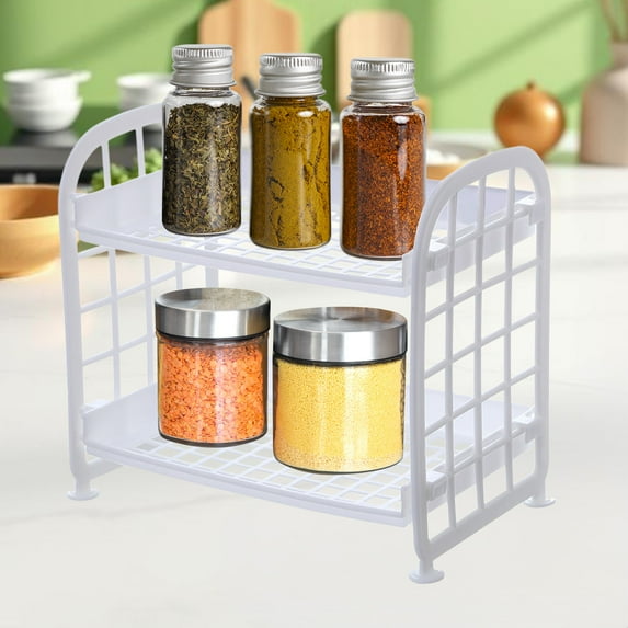 Plastic Storage Rack, Space Saving Kitchen Organizer, Foldable Shelf for Tableware, Durable & Portable Dish Rack, Compact 22x13.7x20.5cm, Ideal for Home & Travel, Multi-Purpose Storage Solution