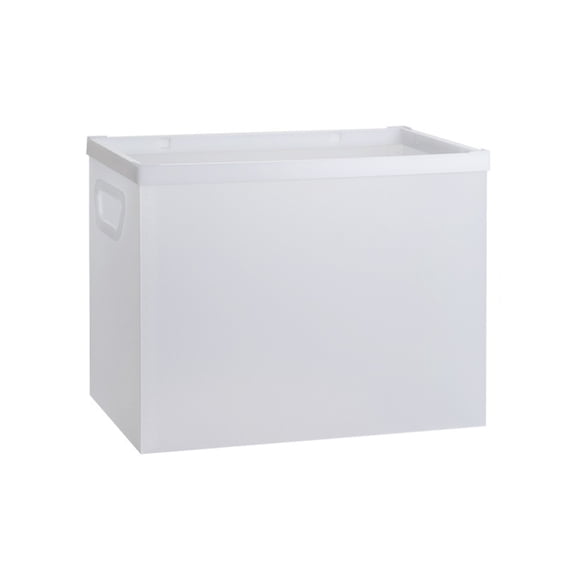 Plastic Storage and Filing Box With Handle, Foldable File Organiser Storage and Filing Box for Folder Magazine Book