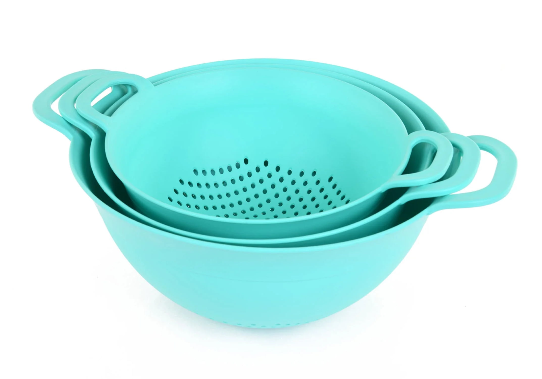 Plastic Strainer Colanders Set 3 Pack