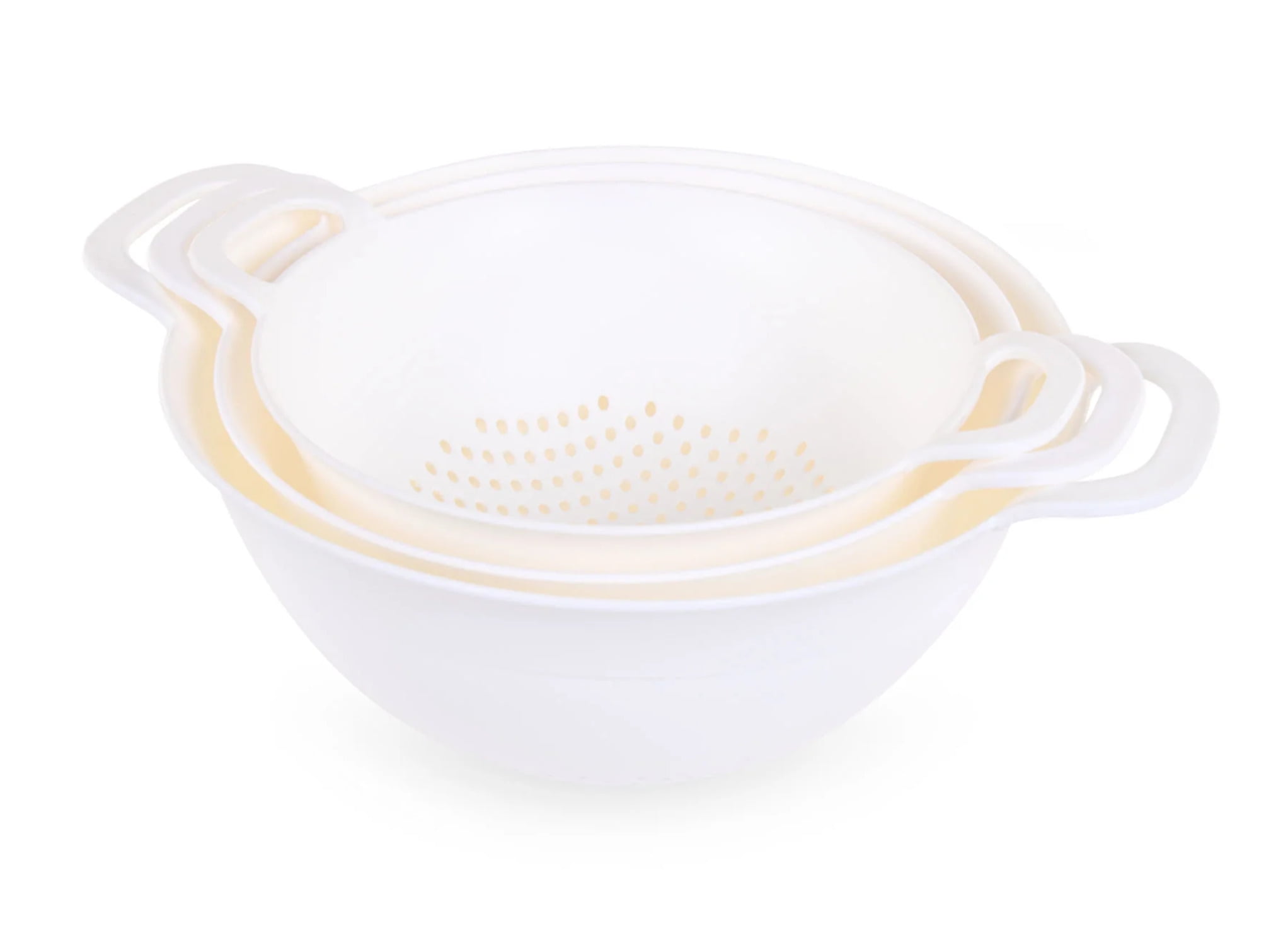 Plastic Strainer Colanders Set (3 Pack)