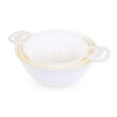 thumbnail image 1 of Mintra Home - Plastic Strainer Colanders Set (3 Pack) - kitchen, pasta, vegetables, rice and beans, 1 of 3