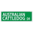 thumbnail image 1 of Plastic Street Signs: AUSTRALIAN CATTLEDOG DRIVE (CATTLE DOG) | Dogs, 1 of 1