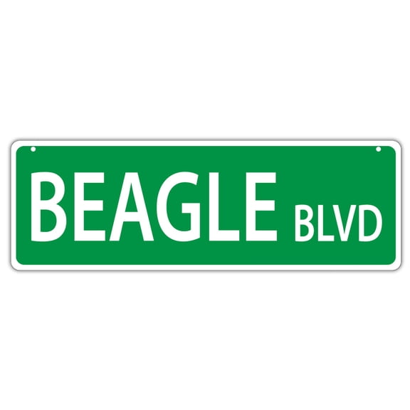 Plastic Street Signs: BEAGLE BLVD | Dogs, Gifts, Decorations