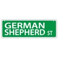 thumbnail image 1 of Plastic Street Signs: GERMAN SHEPHERD STREET | Dogs, Gifts, Decorations, 1 of 1