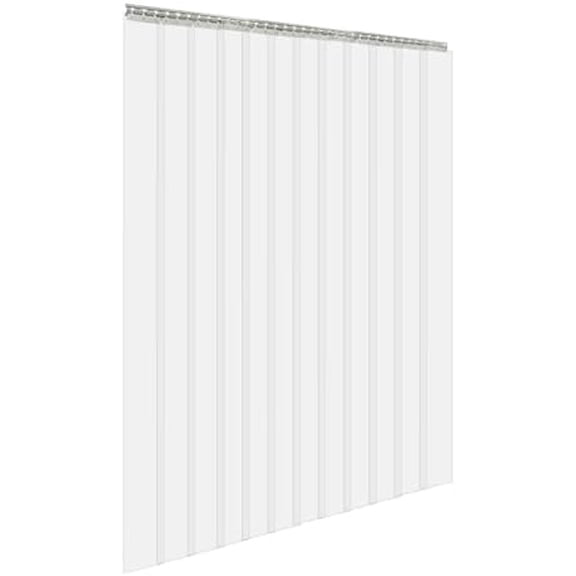 Plastic Strip Door Curtains, 0.08'' Thickness PVC Freezer Curtain, 5.9'W X 6.9'H, Clear Vinyl Strips Curtain for Shop Cooler Warehouse Garage Industry$$Tools & Hardware Other